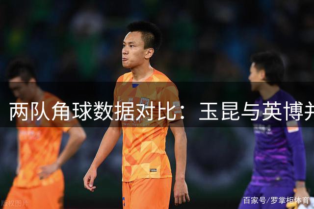 两队角球数据对比：玉昆与英博并列场均5.2个
